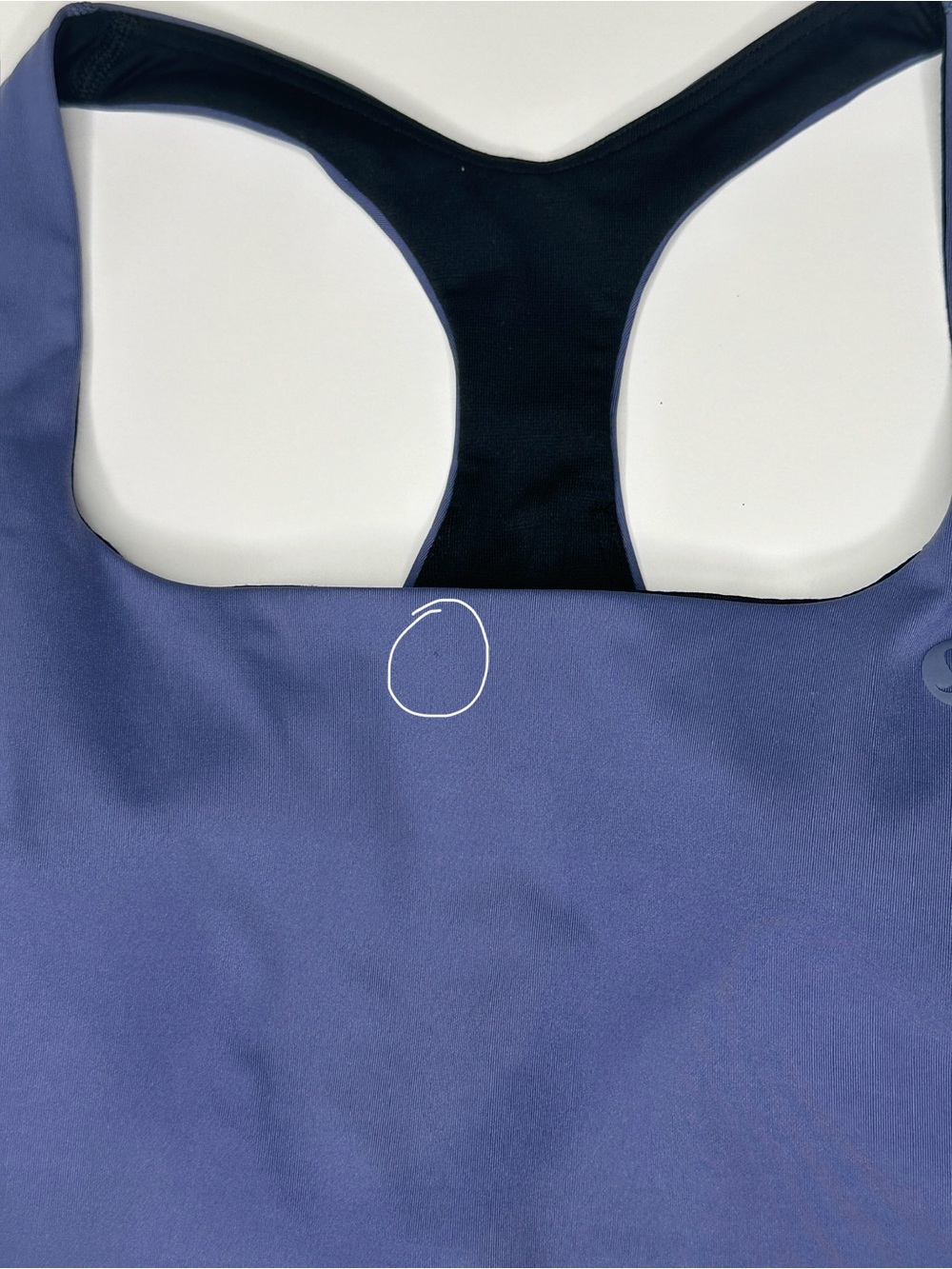 Lululemon Lightweight Tennis Tank Shade Blue Size 6 NWT Built-In Bra - Picture 11 of 12
